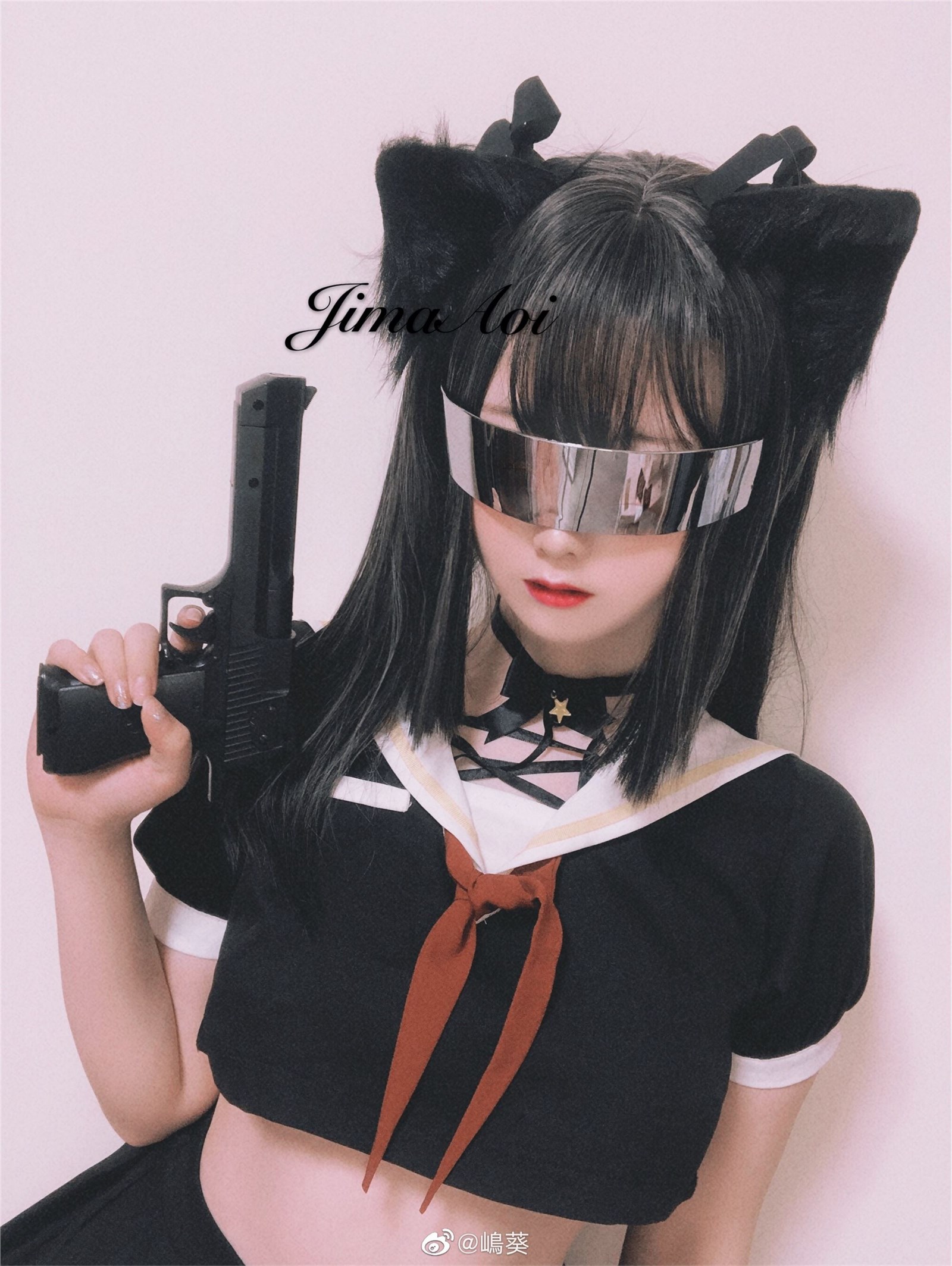 Kwai - vol.015 black cat with gun(2)